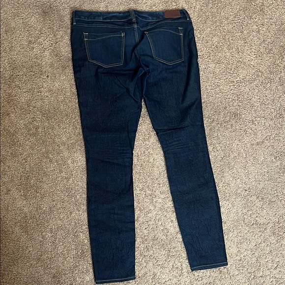 Express Blue Ultra Skinny Jeans - Picture 6 of 7